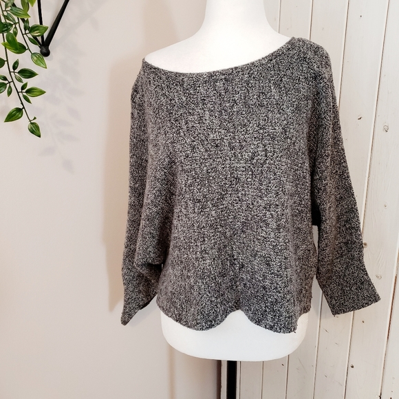 GAP | CHUNKY KNIT MARLED SWEATER DOLMAN SLEEVE - Picture 4 of 10